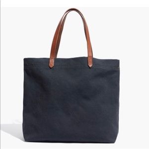Madewell Navy Canvas Transport Tote